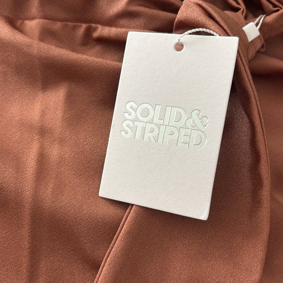 NEW SOLID & STRIPED - The Mini Wrap Pareo in Stretch Nylon - Picture 6 of 7